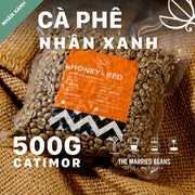 Nhân xanh Arabica - HONEY RED Lâm Đồng - (Gói 500G)