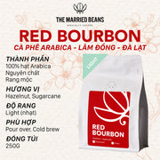 Cà phê Red Bourbon - 100% Arabica - 250gr
